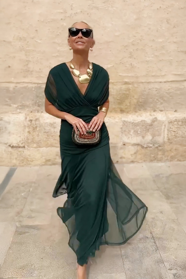Elegant Silk Dress