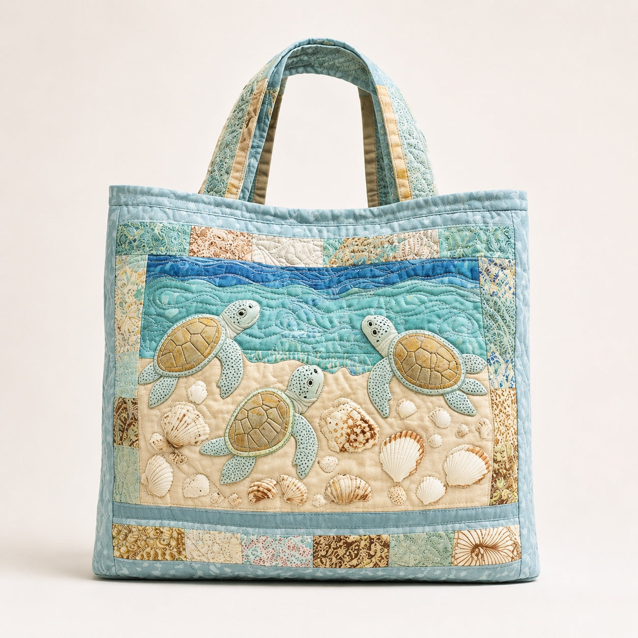 Artisan Tote Bag Sea Turtles