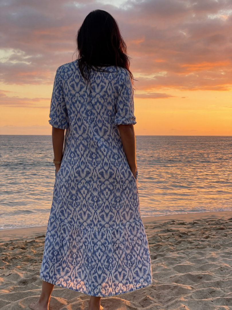 Geometric Midi Dress