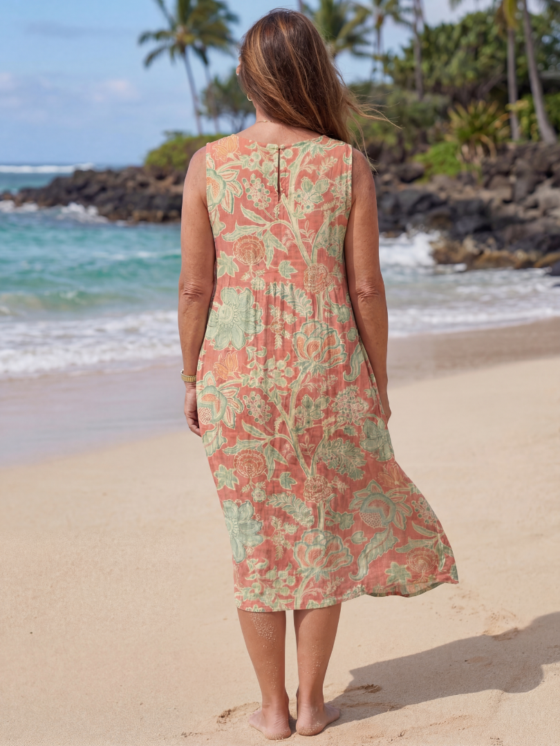 Botanical Midi Dress