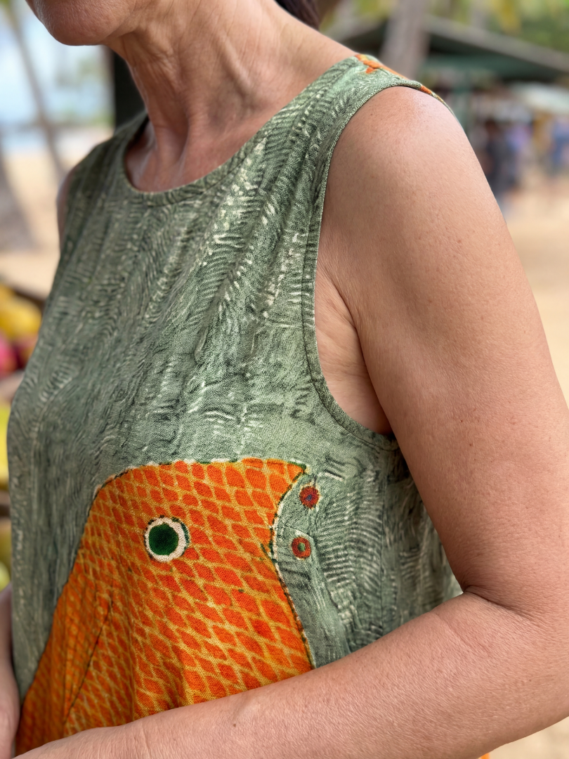 Lightweight Ocean Midi Dress