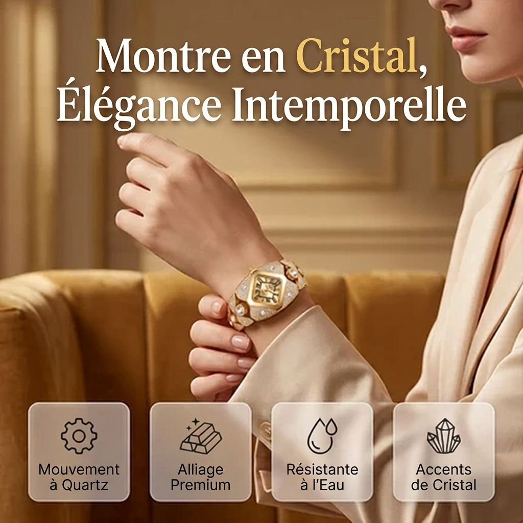 Timeless Elegance Crystal Watch