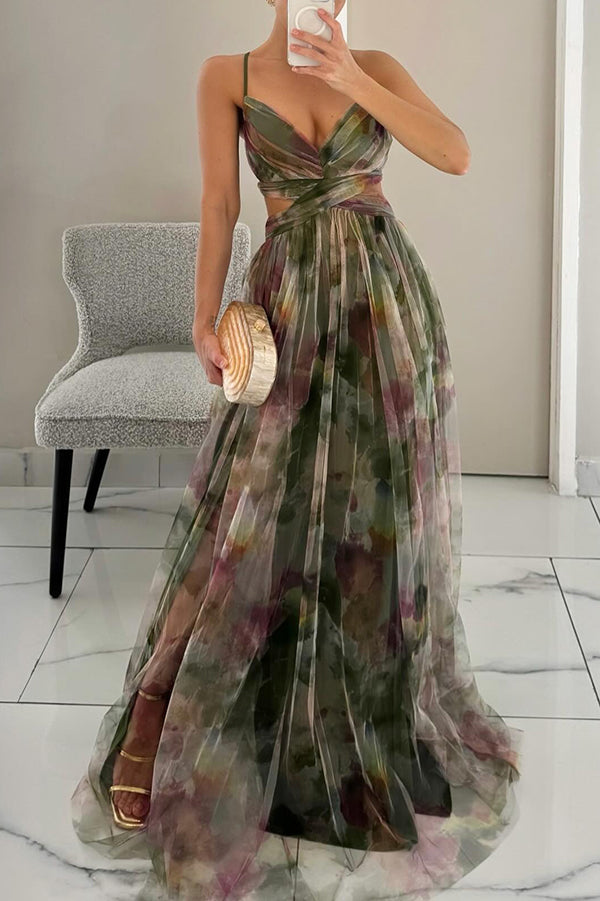 Flowing Romantic Evening Dress