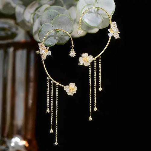 Butterfly Earrings Luminous Elegance