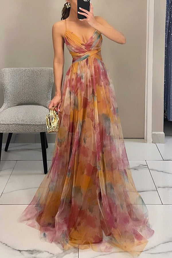 Flowing Romantic Evening Dress