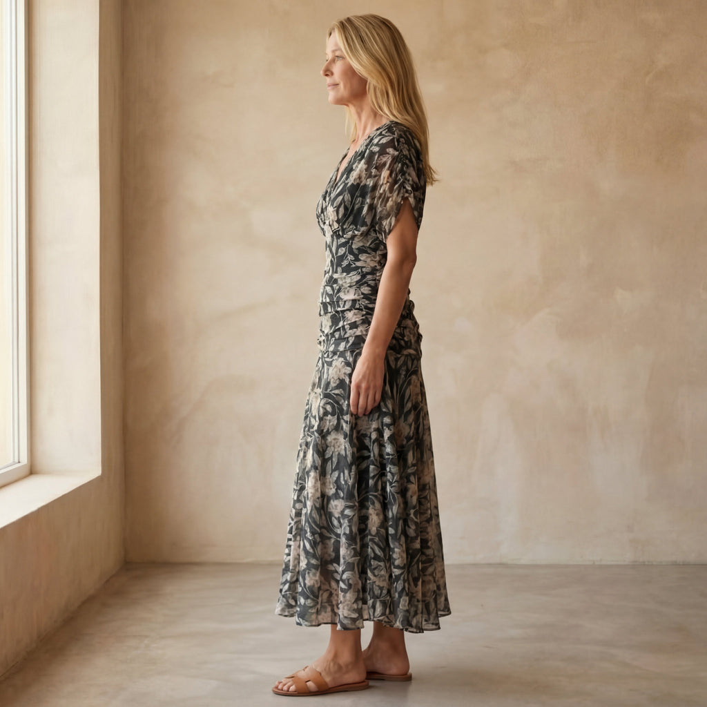 Curve Flattering Dress with Relaxed Fit