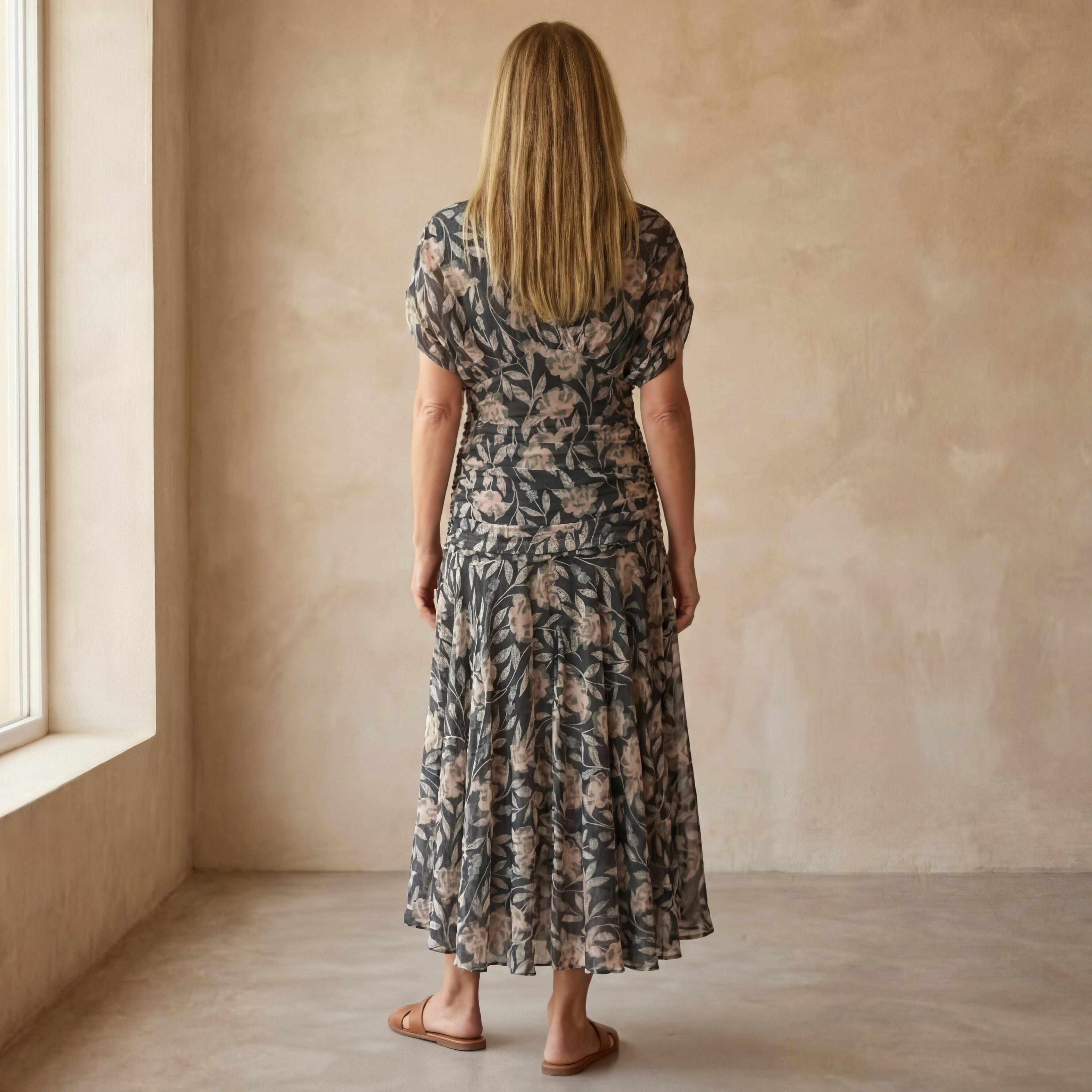 Curve Flattering Dress with Relaxed Fit