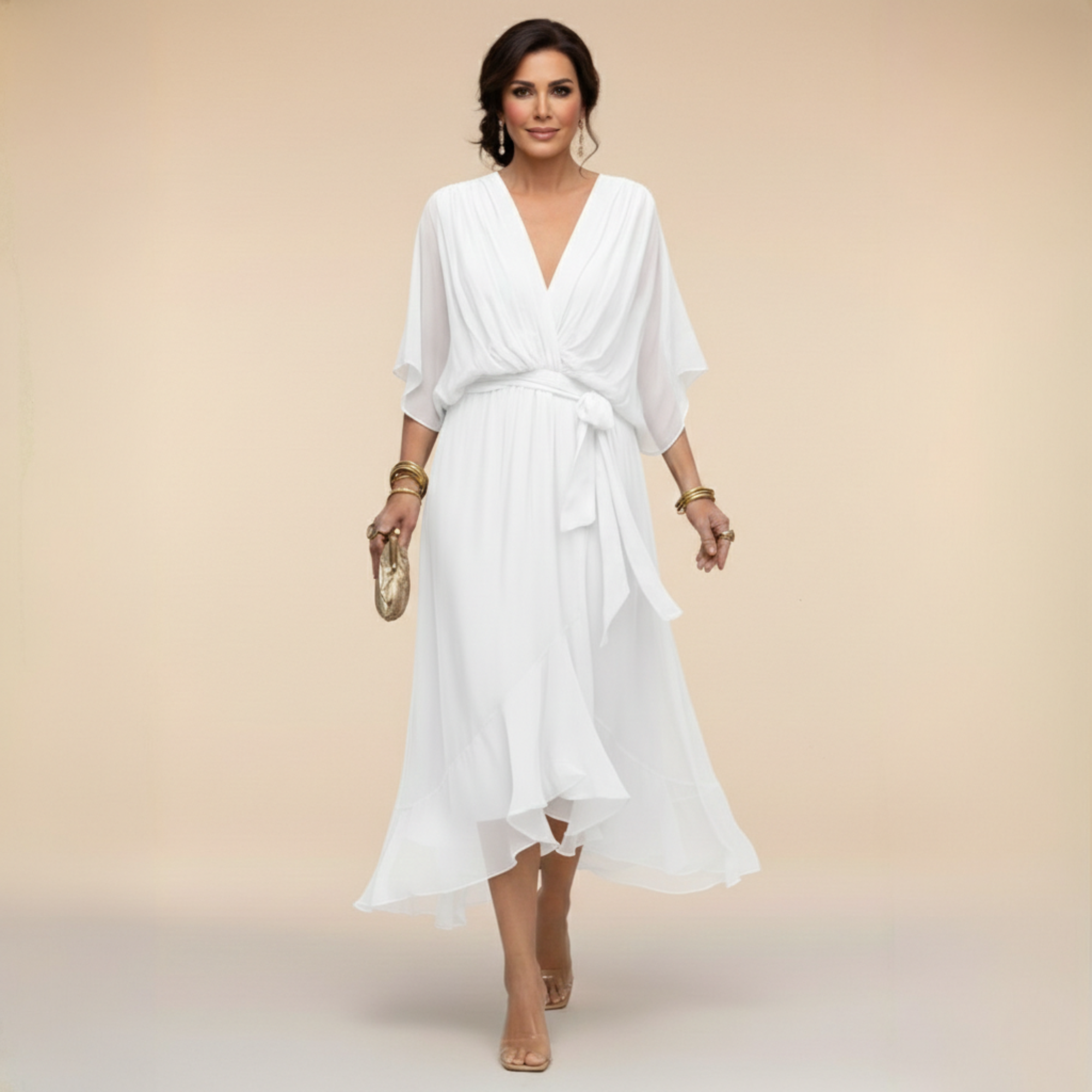 Flowy Elegant Maxi Dress - Monica
