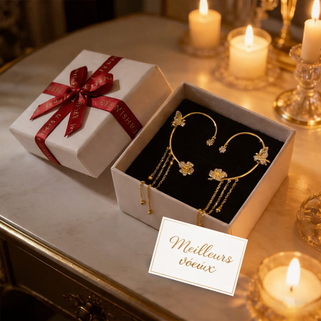 Butterfly Earrings Luminous Elegance