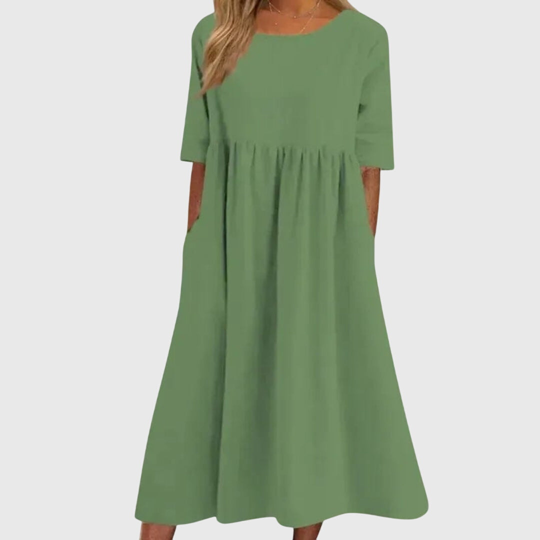 Flowy Short Sleeve Dress for Every Occasion