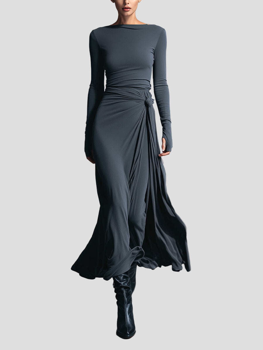 Flowy Dress Flattering Silhouette Elegance