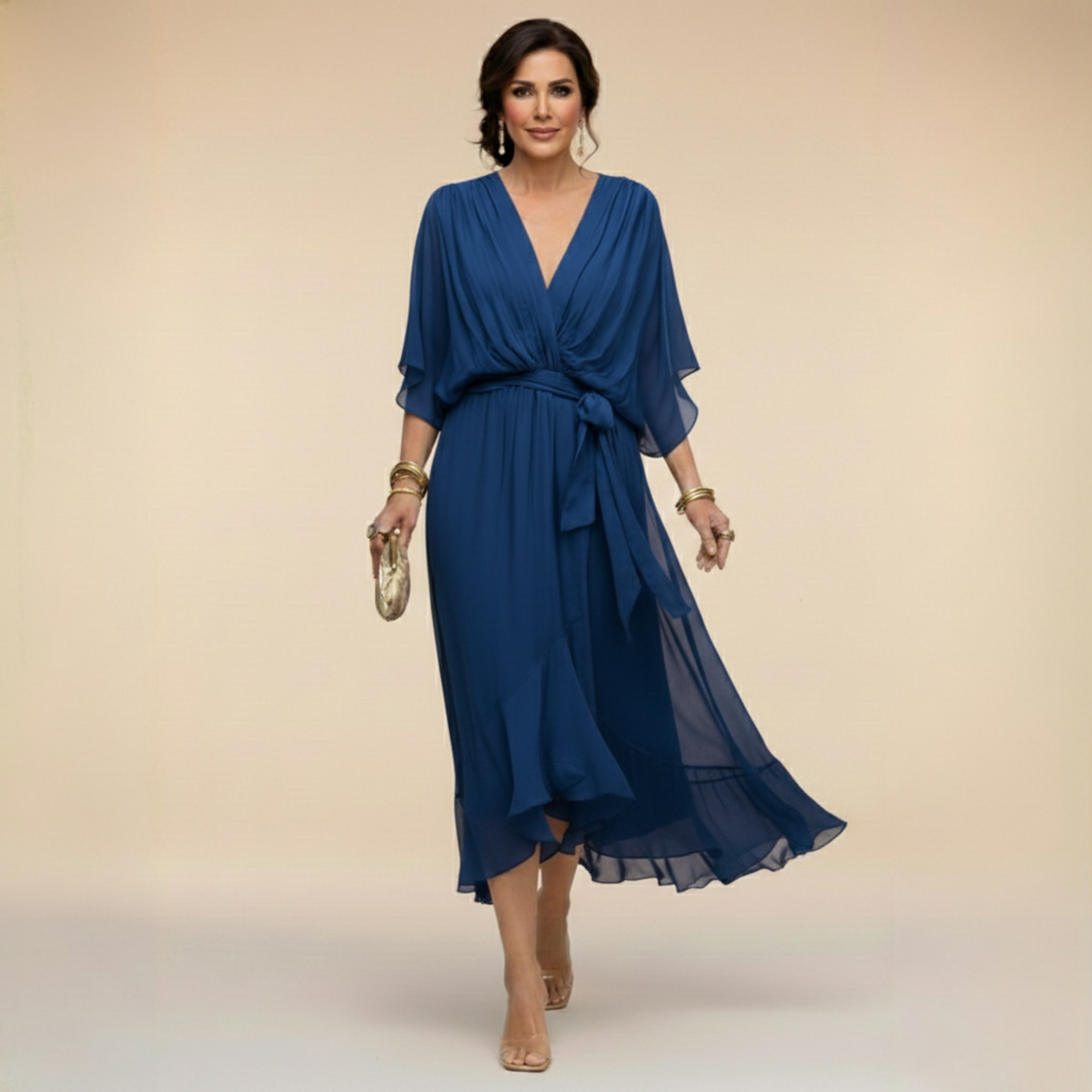 Flowy Elegant Maxi Dress - Monica