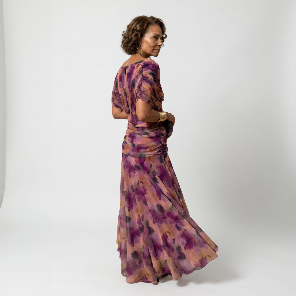 Casual Off Shoulder Midi Dress