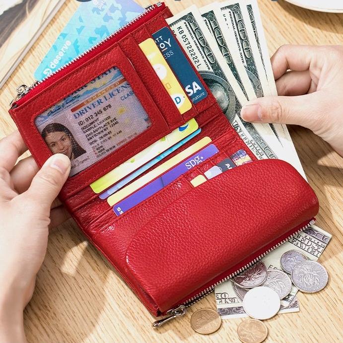 Elegant Leather Wallet Practical Organization