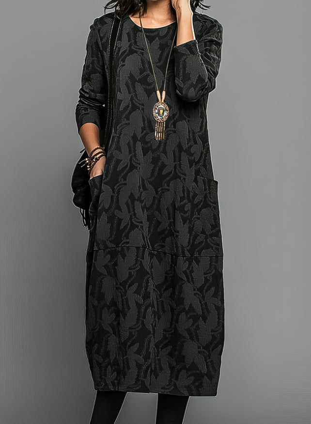 Floral Warmth Winter Dress