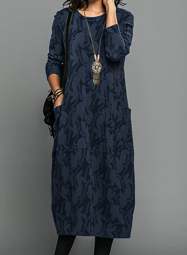 Floral Warmth Winter Dress