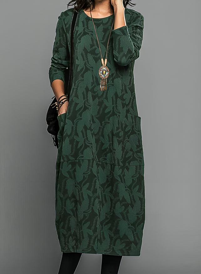 Floral Warmth Winter Dress