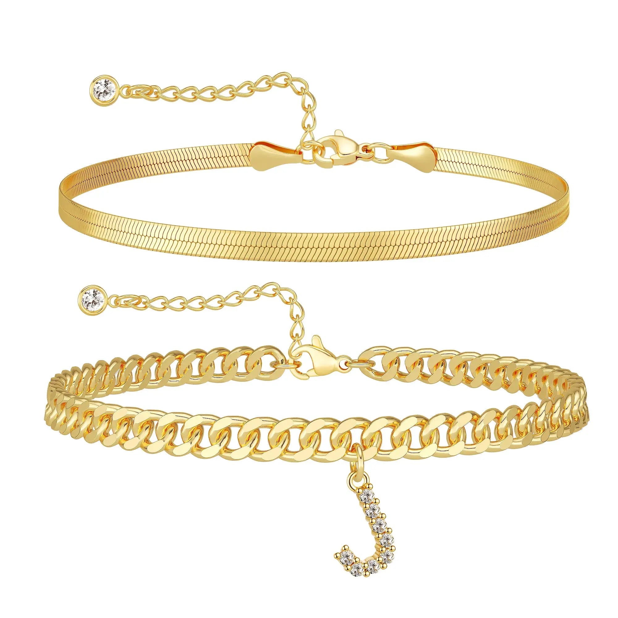 Personalized Initial Anklet