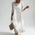 Elegant Midi Dress with Delicate Details