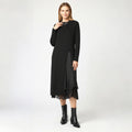 Warm Elegant Dress and Sweater Set