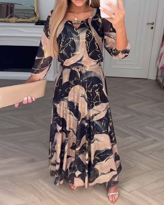 Flowy Dress That Flatters the Silhouette