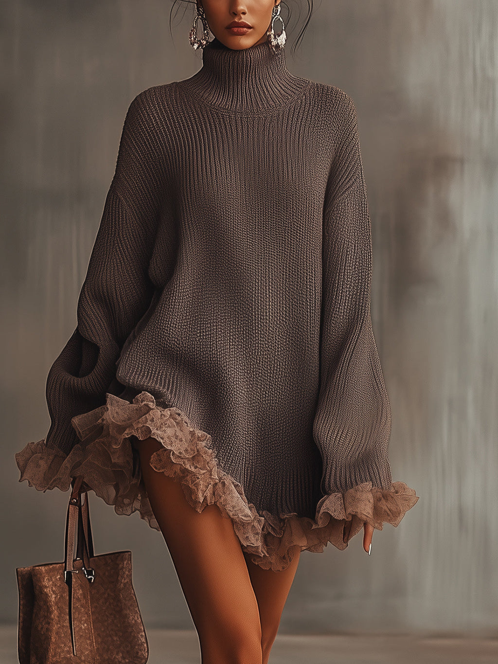 Warm Sweater Dress Everyday Elegance