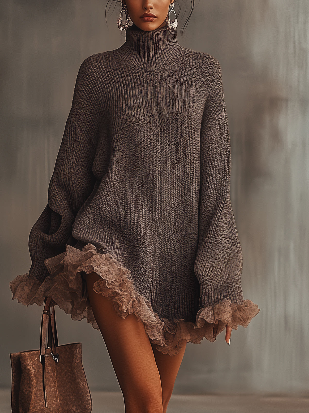 Warm Sweater Dress Everyday Elegance