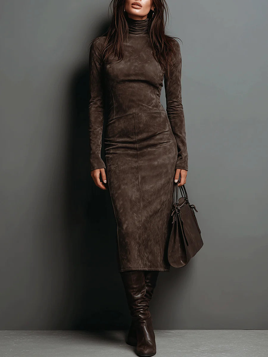 Modern Winter Midi Dress