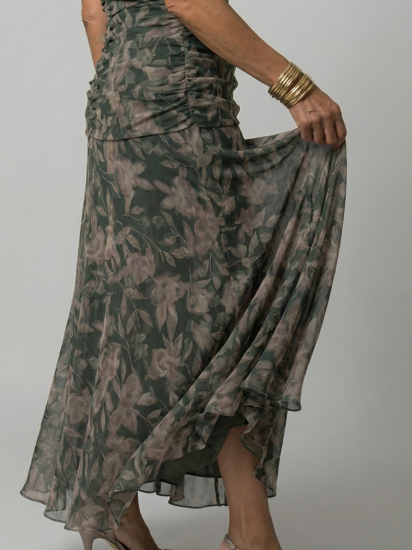 Casual Off Shoulder Midi Dress