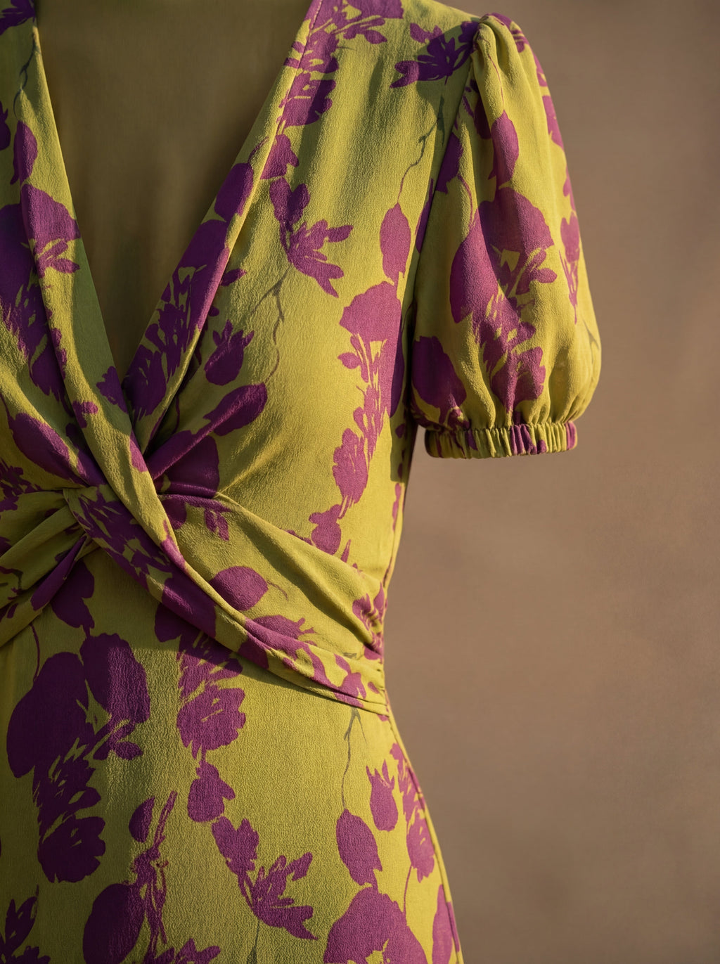 Elegant Silk Fabric Dress