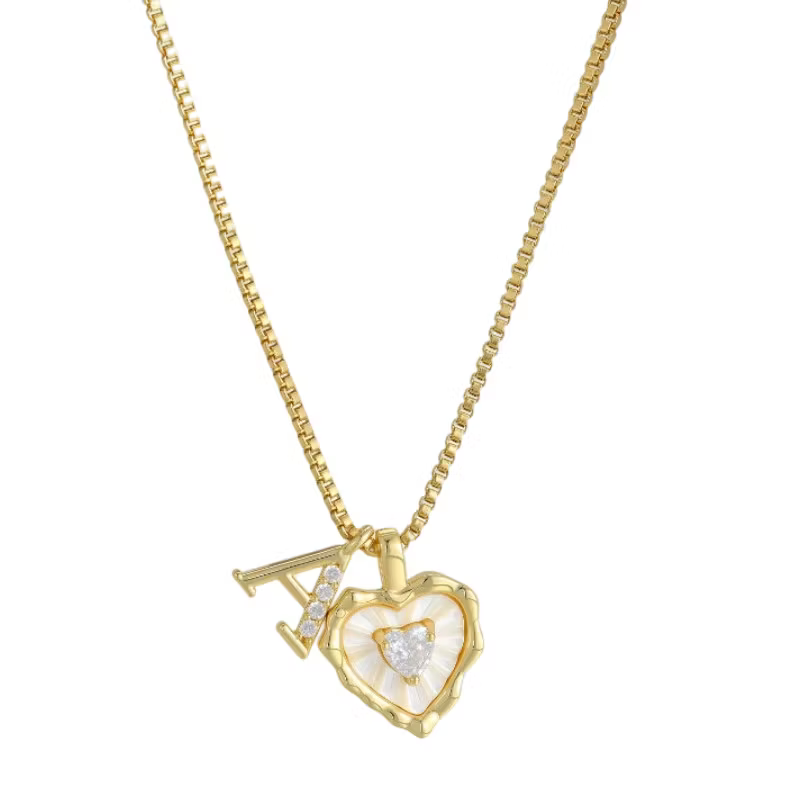 Personalized Heart Necklace Eternal Elegance