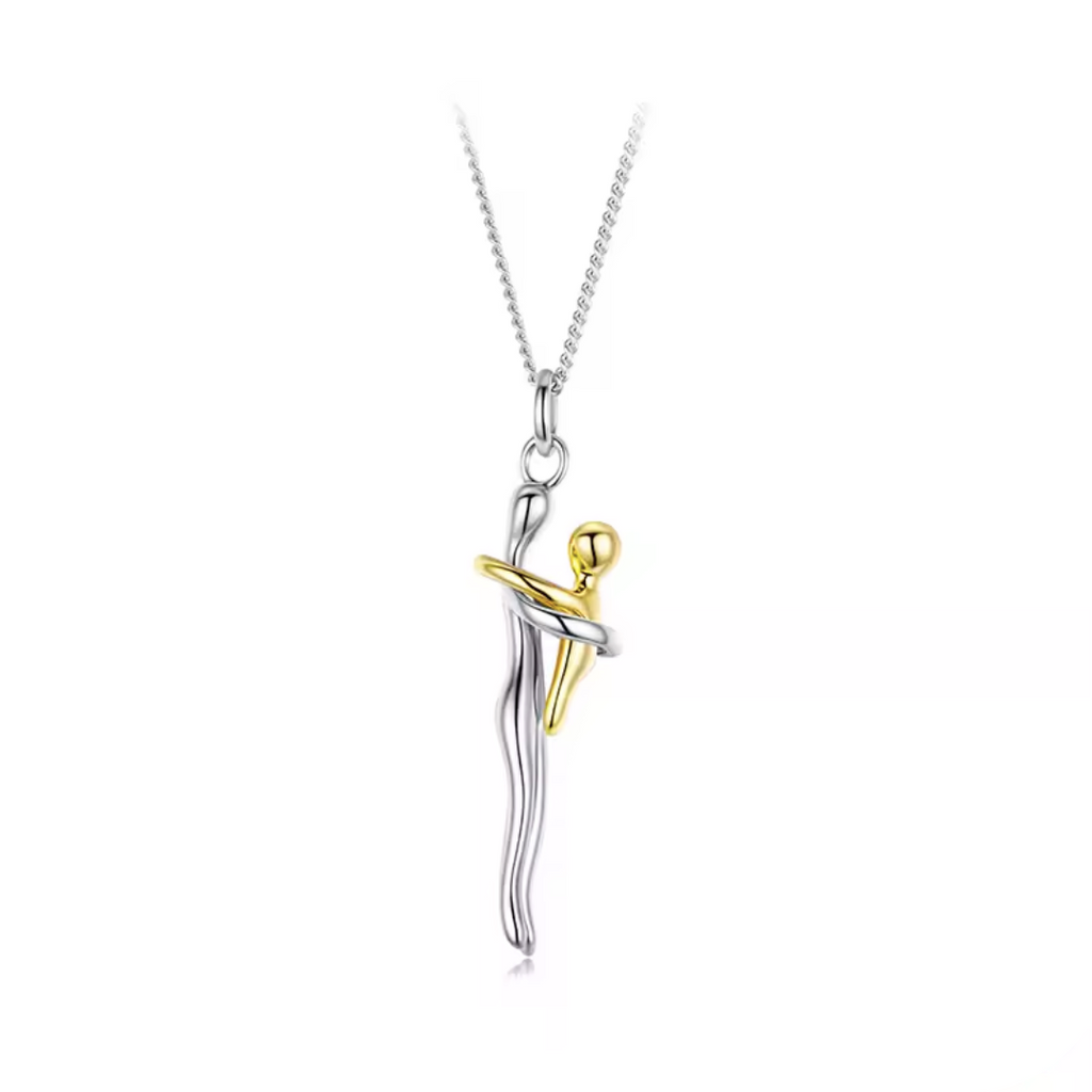 Silver Plated Embrace Necklace
