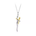 Silver Plated Embrace Necklace