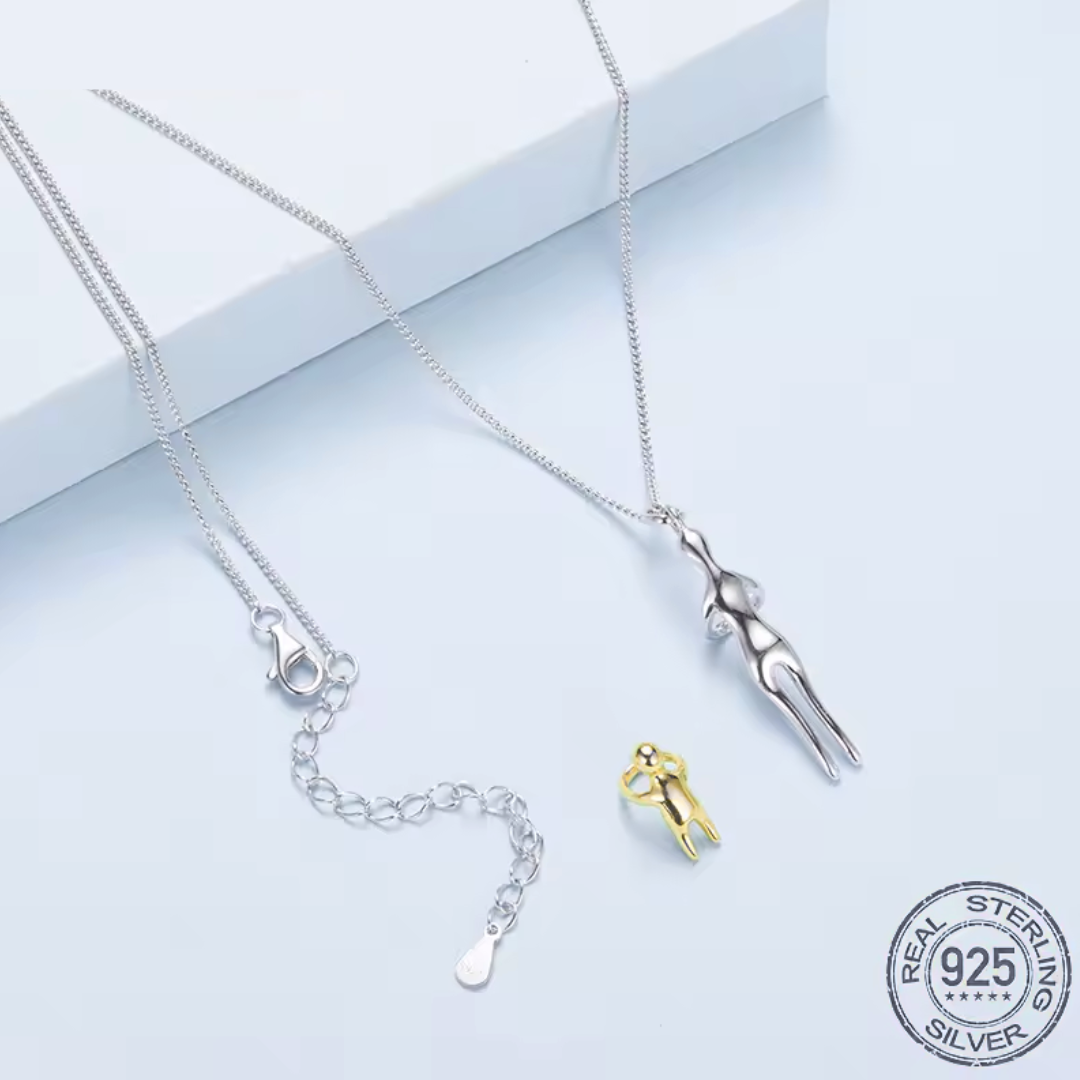 Silver Plated Embrace Necklace