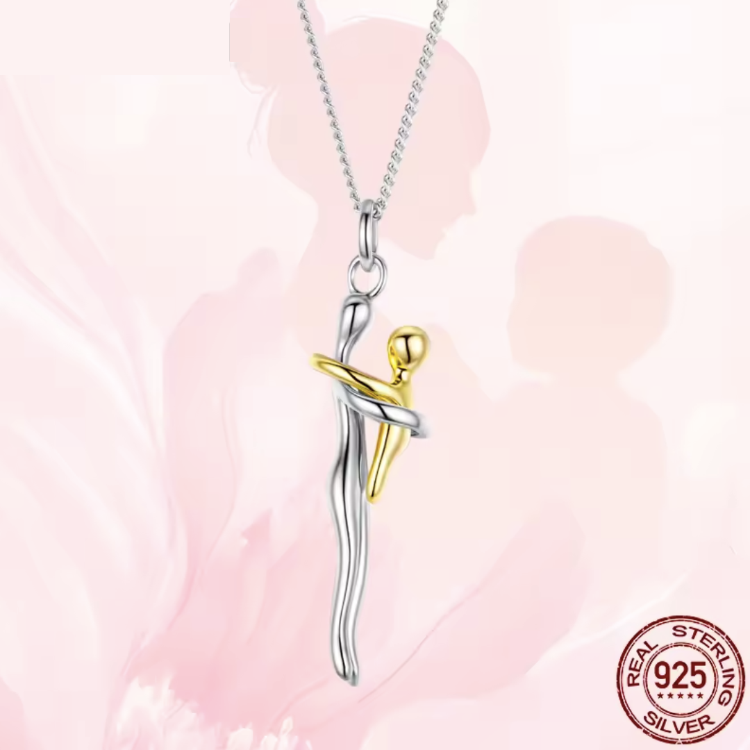 Silver Plated Embrace Necklace