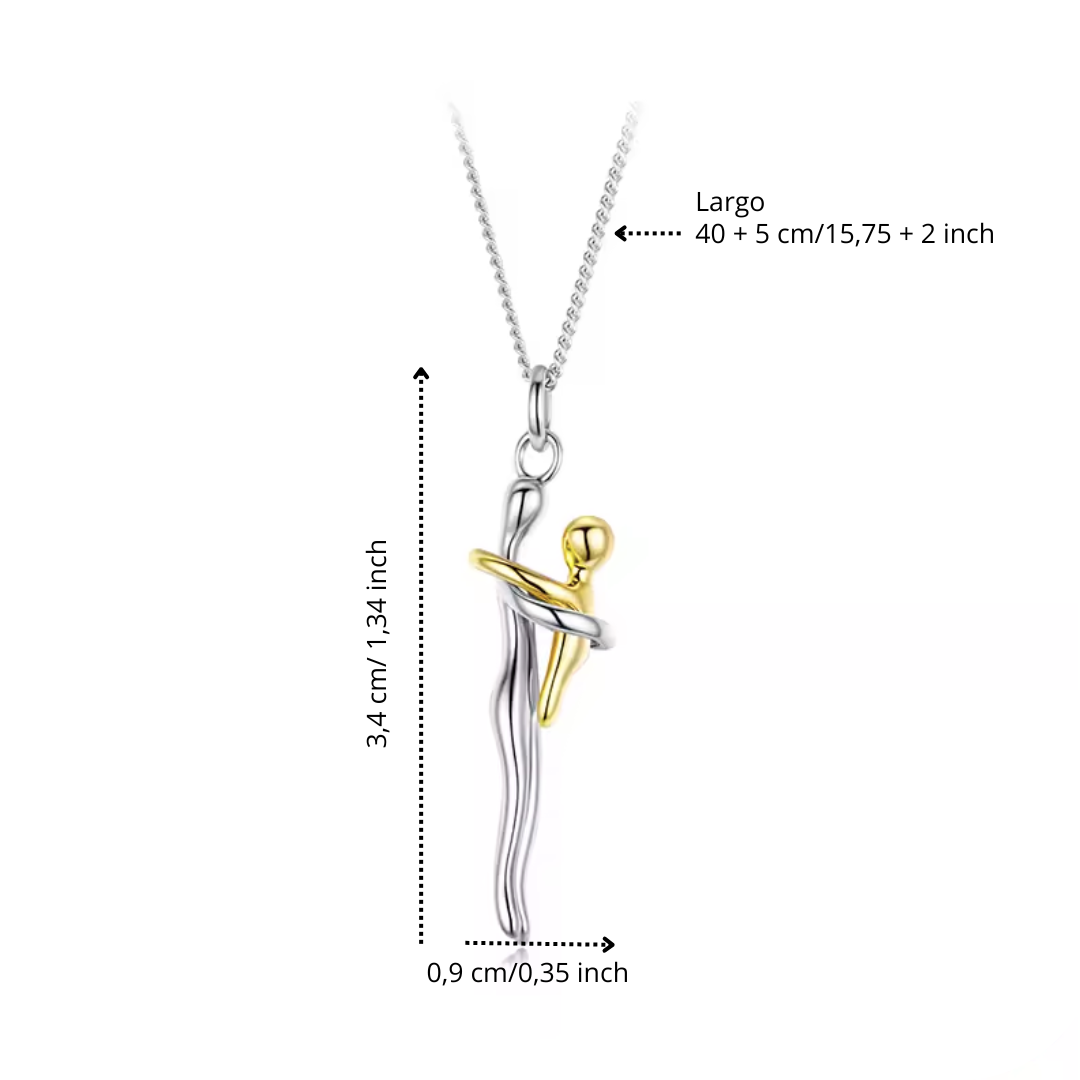 Silver Plated Embrace Necklace