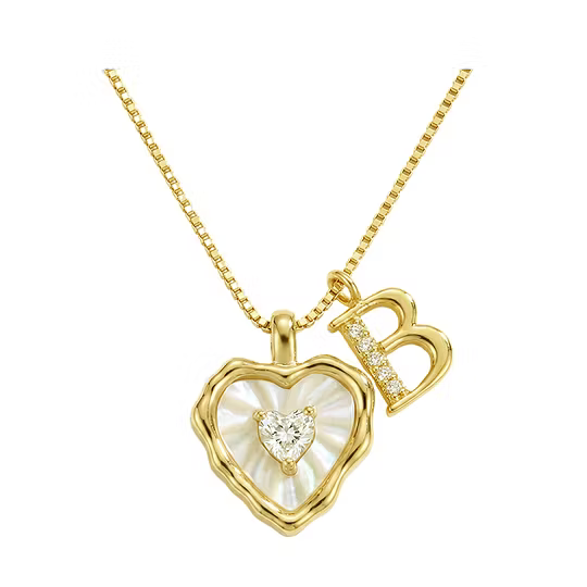 Personalized Heart Necklace Eternal Elegance