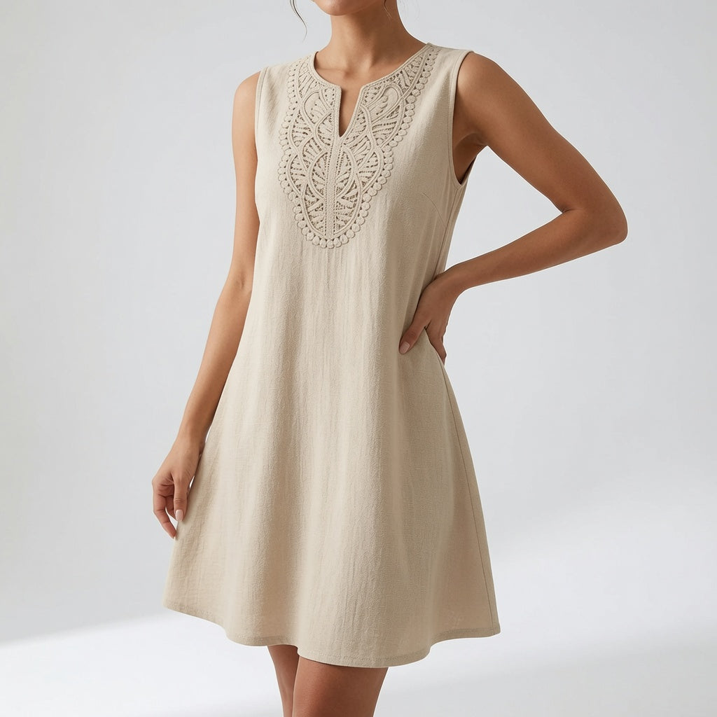 Flowy Bohemian Dress Summer Elegance