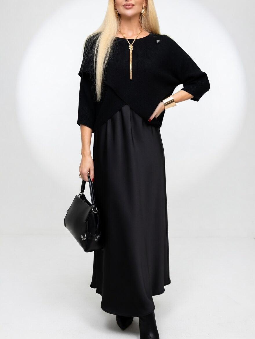 Elegant Modern Flowy Maxi Dress