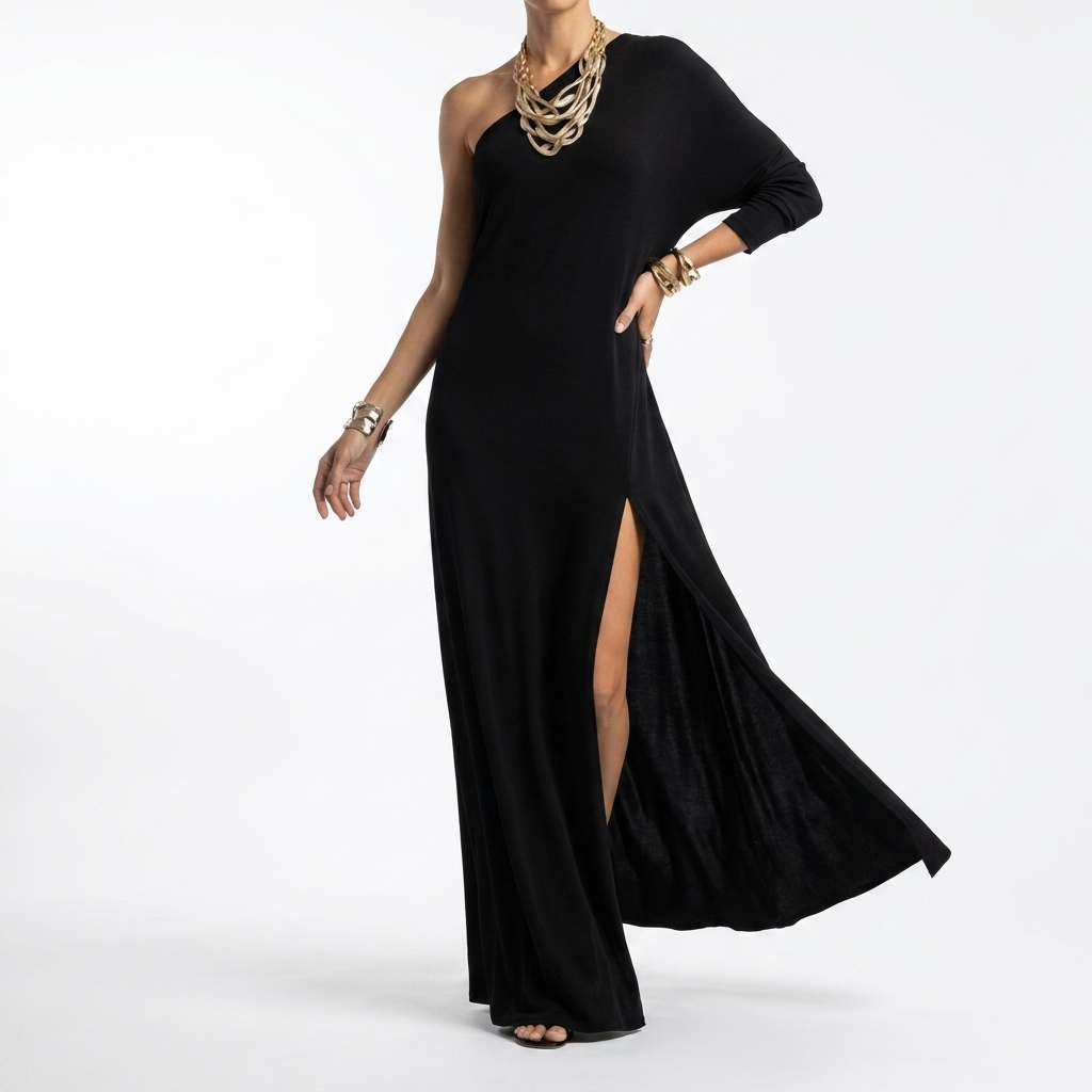 Flowy Maxi Dress Airy Elegance - White