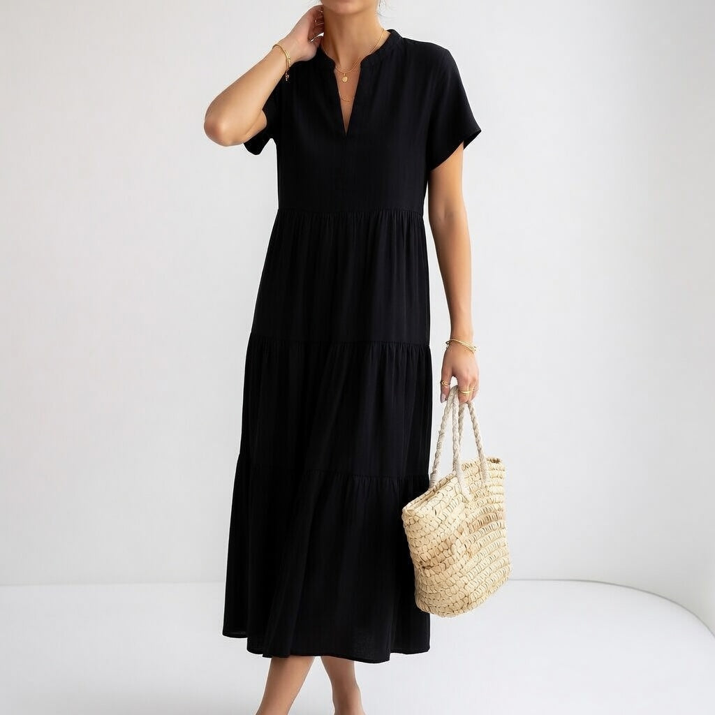 Elegant Flowy Summer Maxi Dress