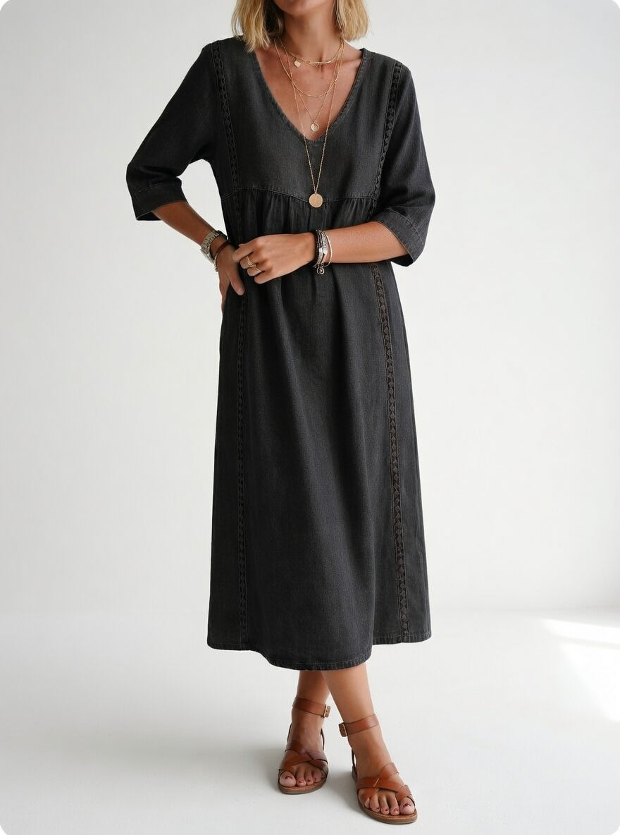 Casual Flowy Elegant Midi Dress