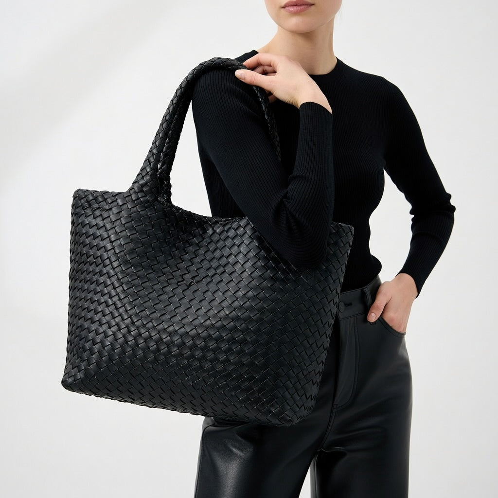 Woven Tote Bag Timeless Elegance