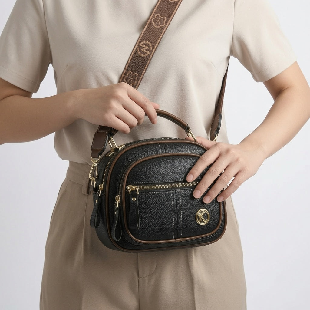 Compact Crossbody Bag Modern Elegance