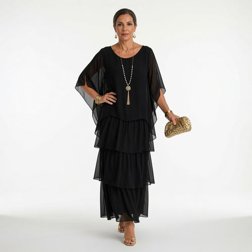 Bohemian Ruffle Dress Timeless Elegance
