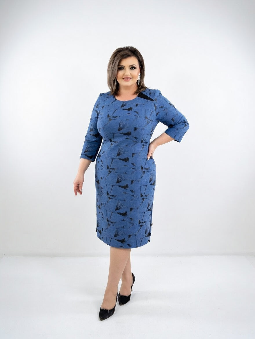 Elegant Structured Dress Comfortable and Timeless
