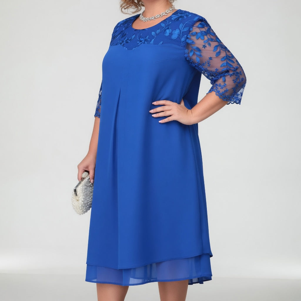 Elegant Lace Dress Refined Formal Wear