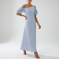 Off Shoulder Dress Summer Elegance