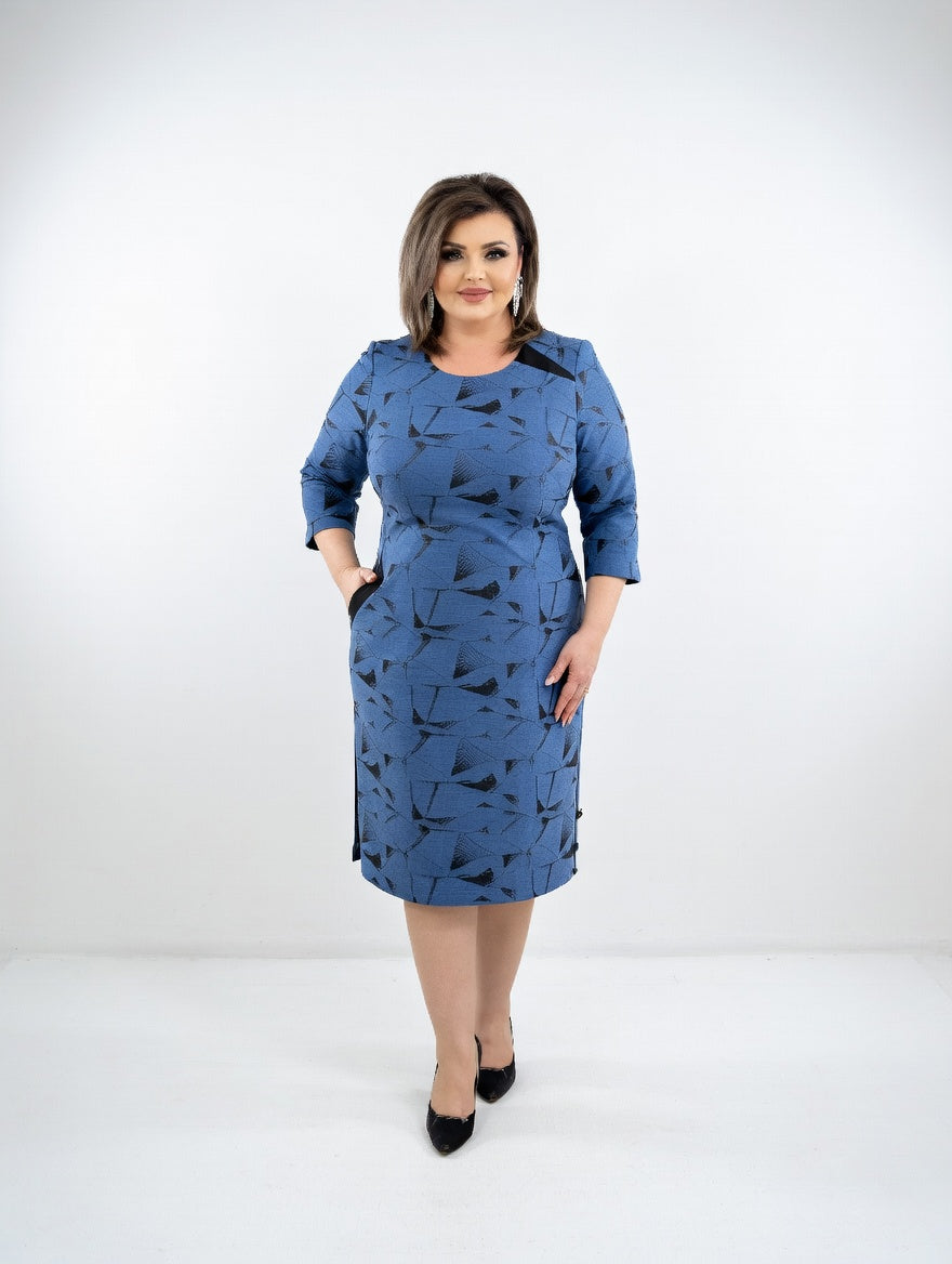 Elegant Structured Dress Comfortable and Timeless