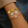Personalized Delicate Paw Print Bracelet